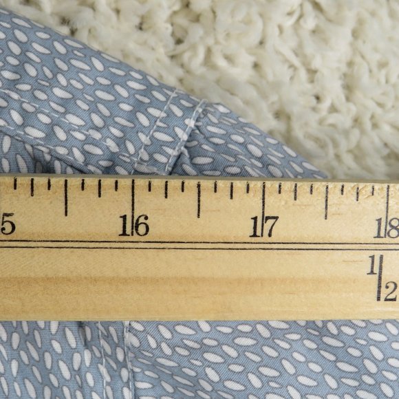 Alexander Julian* Men's Short Sleeve Button Down Curved Hem Pocket Shirt~ Small - Picture 8 of 12